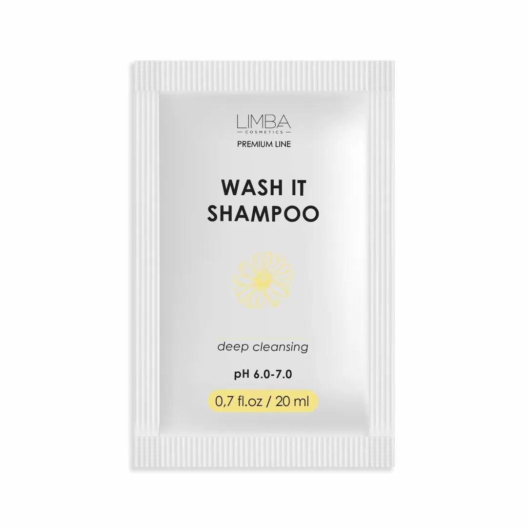 Limba Cosmetics WASH IT Shampoo, 20 ml